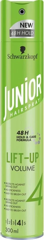 Beste Verkoop β¨ Junior Hairspray Ultra Lift-Up Volume 6x π 4 Beste Verkoop β¨ Junior Hairspray Ultra Lift-Up Volume 6x π - Afbeelding 4