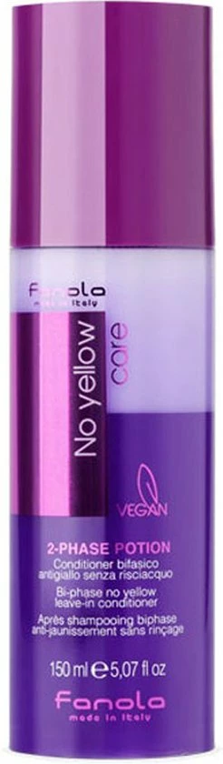 Alternative view of Top 10 💯 Fanola - No Yellow 2-Phase Potion - Leave-in Conditioner - 150 Ml ✨