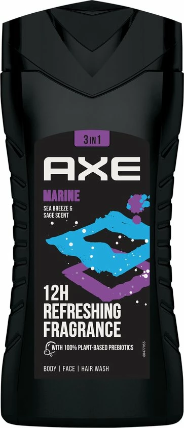 Beste deal 😍 Axe Douchegel - Showergel & Shampoo 2-in-1 Marine 250ml - 12 Stuks ✔️ 3 Beste deal 😍 Axe Douchegel - Showergel & Shampoo 2-in-1 Marine 250ml - 12 Stuks ✔️ - Afbeelding 3