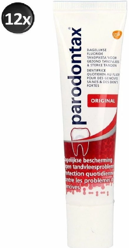 Goedkoopste ⌛ Parodontax Tandpasta Fluoride Mini - Voordeelverpakking 12x20ml (Oude Formule) 👍 1 Goedkoopste ⌛ Parodontax Tandpasta Fluoride Mini - Voordeelverpakking 12x20ml (Oude Formule) 👍
