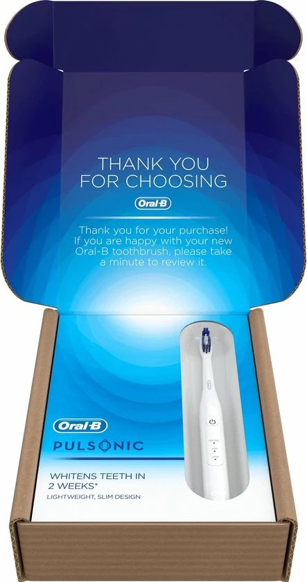 Beste Verkoop ⭐ Oral B Oral-B Pulsonic Slim One 2000 - Elektrische Tandenborstel - Wit 🥰 4 Beste Verkoop ⭐ Oral B Oral-B Pulsonic Slim One 2000 - Elektrische Tandenborstel - Wit 🥰 - Afbeelding 4