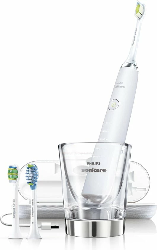 Nieuw 😀 Philips Sonicare DiamondClean HX9398/20 - Elektrische Tandenborstel - Wit 🌟 6 Nieuw 😀 Philips Sonicare DiamondClean HX9398/20 - Elektrische Tandenborstel - Wit 🌟 - Afbeelding 6