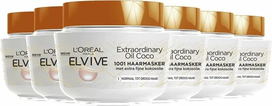 Nieuw ✨ L’Oréal Paris L'Oréal Paris Elvive Extraordinary Oil Haarmasker - 6 X 300 Ml - Voordeelverpakking 👏 10 Nieuw ✨ L’Oréal Paris L'Oréal Paris Elvive Extraordinary Oil Haarmasker - 6 X 300 Ml - Voordeelverpakking 👏 - Afbeelding 10