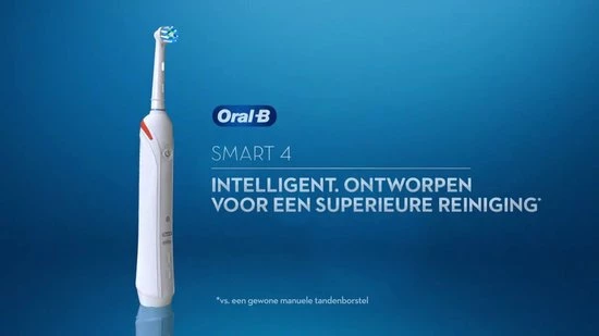 Beste Pirce ⭐ Oral B Oral-B Smart 4 4500 - Wit - Elektrische Tandenborstel 🛒 2 Beste Pirce ⭐ Oral B Oral-B Smart 4 4500 - Wit - Elektrische Tandenborstel 🛒 - Afbeelding 2