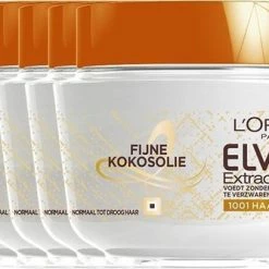 Nieuw β¨ L’Oréal Paris L'Oréal Paris Elvive Extraordinary Oil Haarmasker - 6 X 300 Ml - Voordeelverpakking π