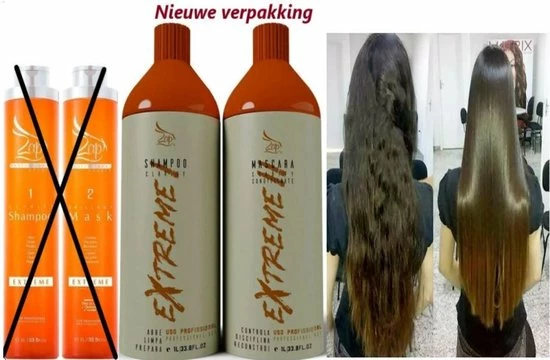 Beste deal ⭐ Zap Cosmeticos Zap Extreme Progressiva Braziliaans Professional Keratine Behandeling Formolvrij 2x1L 😍 9 Beste deal ⭐ Zap Cosmeticos Zap Extreme Progressiva Braziliaans Professional Keratine Behandeling Formolvrij 2x1L 😍 - Afbeelding 9