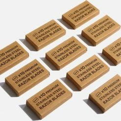 Goedkoopste 🌟 DOREO ® Dubbelzijdige Losse Scheermesjes – 10 Stuks - Razor Blades - Mesjes Voor Shavette 🔥