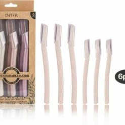 BRAUN Shop 17 Aanbiedingen ๐ฏ Merkloos INTER™ 3x Dermaplaning Scheermesje - Wenkbrauw Mesje - Scheermesjes Gezicht + 3x Gratis Kleiner Wenkbrauw Scheermesje Van Tarwestro - Eyebrow Razor - 6 Stuks ๐