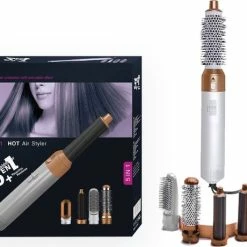 Beste recensies van ๐คฉ Kinglife KINGSLIFE Airwrap Krultang 5 In 1 Multi Styler Föhn Wit – Krultang & Stijltang - Hairwrap – Fohnborstel – Airstyler – Haar Wrap – Fohn – Styltang – Multistyler ๐
