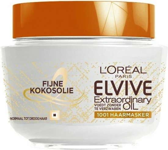 Nieuw ✨ L’Oréal Paris L'Oréal Paris Elvive Extraordinary Oil Haarmasker - 6 X 300 Ml - Voordeelverpakking 👏 2 Nieuw ✨ L’Oréal Paris L'Oréal Paris Elvive Extraordinary Oil Haarmasker - 6 X 300 Ml - Voordeelverpakking 👏 - Afbeelding 2
