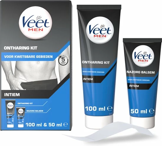 Uitgang β Veet Men Ontharingskit Voor Intieme Delen - Ontharingscrème En Aftercare Balsem - X3 π₯° 3 Uitgang β Veet Men Ontharingskit Voor Intieme Delen - Ontharingscrème En Aftercare Balsem - X3 π₯° - Afbeelding 3