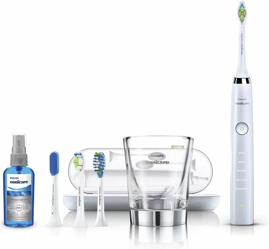 Nieuw 😀 Philips Sonicare DiamondClean HX9398/20 - Elektrische Tandenborstel - Wit 🌟 3 Nieuw 😀 Philips Sonicare DiamondClean HX9398/20 - Elektrische Tandenborstel - Wit 🌟 - Afbeelding 3