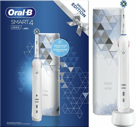 Beste Pirce ⭐ Oral B Oral-B Smart 4 4500 - Wit - Elektrische Tandenborstel 🛒 3 Beste Pirce ⭐ Oral B Oral-B Smart 4 4500 - Wit - Elektrische Tandenborstel 🛒 - Afbeelding 3
