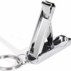 Alternative view of Beste Verkoop 🔔 INTER-ESQUE Nagelknipper Sleutelhanger - Met Nagelvijl - Zilver ⌛