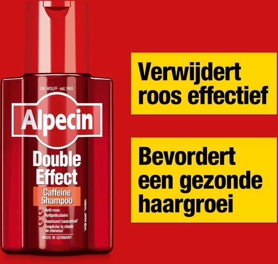 Beste Verkoop 🥰 Alpecin Double Effect 2x 200ml | Anti Roos En Natuurlijke Haargroei Shampoo | Voorkomt En Vermindert Haaruitval 😀 2 Beste Verkoop 🥰 Alpecin Double Effect 2x 200ml | Anti Roos En Natuurlijke Haargroei Shampoo | Voorkomt En Vermindert Haaruitval 😀 - Afbeelding 2