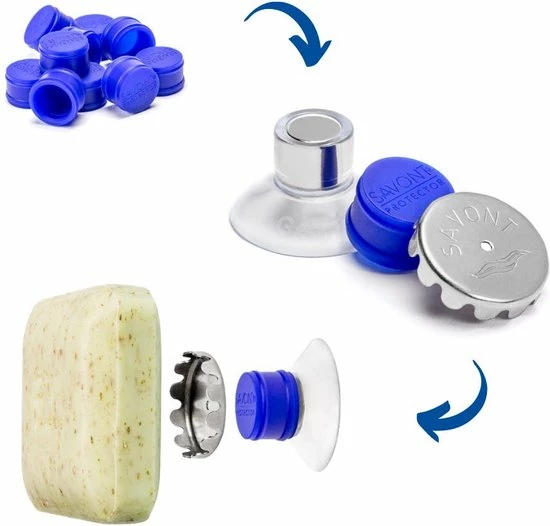 Goedkoop ✨ Savont - Zeephouder - Classic - Magnetische Zeephouder - Zuignap En Magneet Classic ✨ 5 Goedkoop ✨ Savont - Zeephouder - Classic - Magnetische Zeephouder - Zuignap En Magneet Classic ✨ - Afbeelding 5