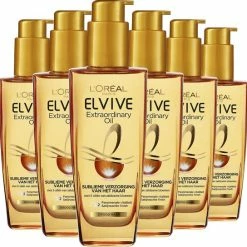Nieuw β¨ L’Oréal Paris Elvive Extraordinary Oil - Voordeelverpakking 6 X 100 Ml - Olie - Alle Haartypes π