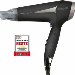 Promo ❤️ Clatronic ProfiCare HT 3046 - Professionele Föhn - Zwart/titaniumkleur – Inklapbaar ⭐