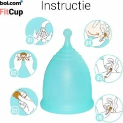 Alternative view of Hete verkoop 😉 FitCup Duurzame Menstruatiecup - Herbruikbaar - Maat S / L 🥰
