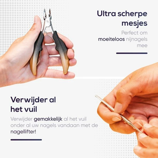 Korting 🔥 Skeraxo® Professionele Pedicureset Nageltang Kalknagel - Met Nagelvijl & Vuil Verwijderaar - Nagelschaar Voor Harde Teennagels – Nagelknipper Ingegroeide Teennagel - Inclusief Teennagel Correctors 😀 5 Korting 🔥 Skeraxo® Professionele Pedicureset Nageltang Kalknagel - Met Nagelvijl & Vuil Verwijderaar - Nagelschaar Voor Harde Teennagels – Nagelknipper Ingegroeide Teennagel - Inclusief Teennagel Correctors 😀 - Afbeelding 5