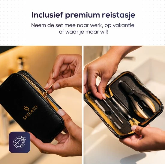 Korting 🔥 Skeraxo® Professionele Pedicureset Nageltang Kalknagel - Met Nagelvijl & Vuil Verwijderaar - Nagelschaar Voor Harde Teennagels – Nagelknipper Ingegroeide Teennagel - Inclusief Teennagel Correctors 😀 12 Korting 🔥 Skeraxo® Professionele Pedicureset Nageltang Kalknagel - Met Nagelvijl & Vuil Verwijderaar - Nagelschaar Voor Harde Teennagels – Nagelknipper Ingegroeide Teennagel - Inclusief Teennagel Correctors 😀 - Afbeelding 12