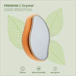 Alternative view of Promo 🔔 Skinnables Crystal Hair Removal - Crystal Hair Eraser - Scrubi - Bleame - Kristalpad - Pijnloos Ontharen - Inclusief GRATIS Scrubhandschoen - Goud - 2022 Versie 🔔