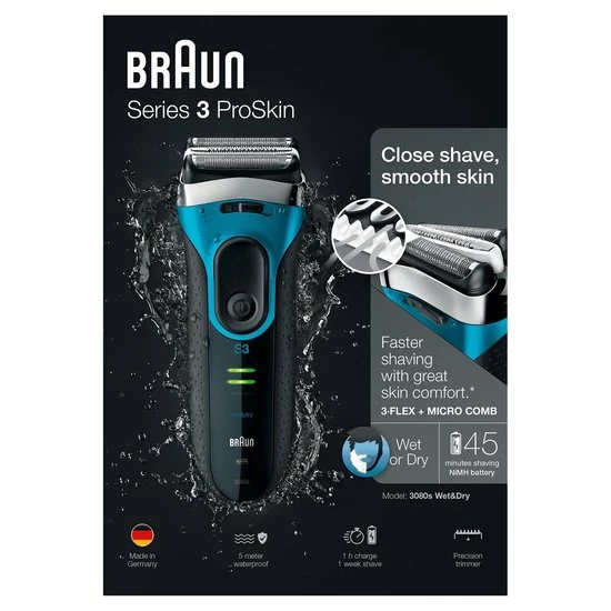 Hete verkoop ❤️ Braun Series 3 3080s - Scheerapparaat 👍 3 Hete verkoop ❤️ Braun Series 3 3080s - Scheerapparaat 👍 - Afbeelding 3