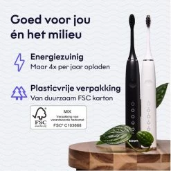 Beste deal 🔥 BOOMBRUSH Elektrische Tandenborstel - Duo - 90 Dagen Batterij - Duurzaam 🎉 -BRAUN Shop 550x550 281