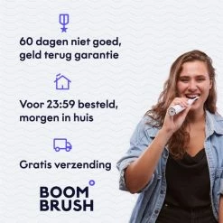 Beste deal 🔥 BOOMBRUSH Elektrische Tandenborstel - Duo - 90 Dagen Batterij - Duurzaam 🎉 -BRAUN Shop 550x550 285