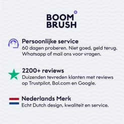 Beste deal 🔥 BOOMBRUSH Elektrische Tandenborstel - Duo - 90 Dagen Batterij - Duurzaam 🎉 -BRAUN Shop 550x550 286