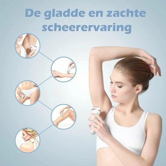 Beste Verkoop 🎁 Rock&Rose 3-in-1 Ladyshave - Scheerapparaat Voor Vrouwen - USB Oplaadbaar - Scheren - Ontharen - Adapter & Oplaadkabel Inbegrepen 😍 6 Beste Verkoop 🎁 Rock&Rose 3-in-1 Ladyshave - Scheerapparaat Voor Vrouwen - USB Oplaadbaar - Scheren - Ontharen - Adapter & Oplaadkabel Inbegrepen 😍 - Afbeelding 6