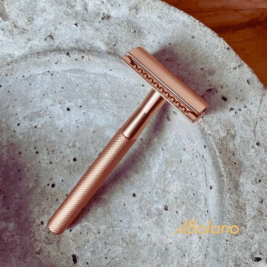 Goedkoopste 🛒 Bolano® Safety Razor Set Rose Gold + 30 Double Edge Scheermesjes + Houder - Klassiek Scheermes Voor Mannen En Vrouwen - D657 😍 11 Goedkoopste 🛒 Bolano® Safety Razor Set Rose Gold + 30 Double Edge Scheermesjes + Houder - Klassiek Scheermes Voor Mannen En Vrouwen - D657 😍 - Afbeelding 11