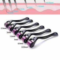 Alternative view of Beste Pirce 🥰 Merkloos DRS Derma Roller 540 - 2.00mm | Gezichts- En Huidverzorging | Zwart ❤️