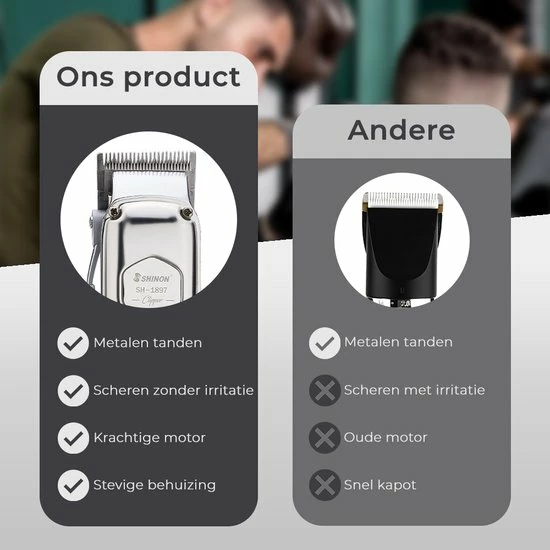 Beste Verkoop 👍 Shinon Haartrimmer - Tondeuse Mannen - Multifunctionele Tondeuse Set - Tondeuse Hoofdhaar - Roestvrij Staal - Scheerapparaat - Trimmer Mannen - LED-scherm - Zilver 😉 5 Beste Verkoop 👍 Shinon Haartrimmer - Tondeuse Mannen - Multifunctionele Tondeuse Set - Tondeuse Hoofdhaar - Roestvrij Staal - Scheerapparaat - Trimmer Mannen - LED-scherm - Zilver 😉 - Afbeelding 5