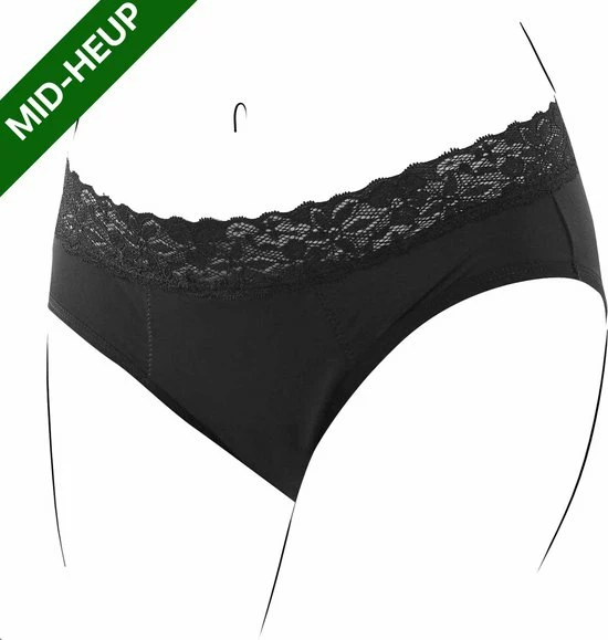 Uitgang ⌛ Bamboozy Menstruatie Ondergoed 4-laags Mid-Heup Maat S 36-38 Zwart Period Underwear Duurzaam Menstrueren Incontinentie Zero Waste Daisy 🥰 1 Uitgang ⌛ Bamboozy Menstruatie Ondergoed 4-laags Mid-Heup Maat S 36-38 Zwart Period Underwear Duurzaam Menstrueren Incontinentie Zero Waste Daisy 🥰