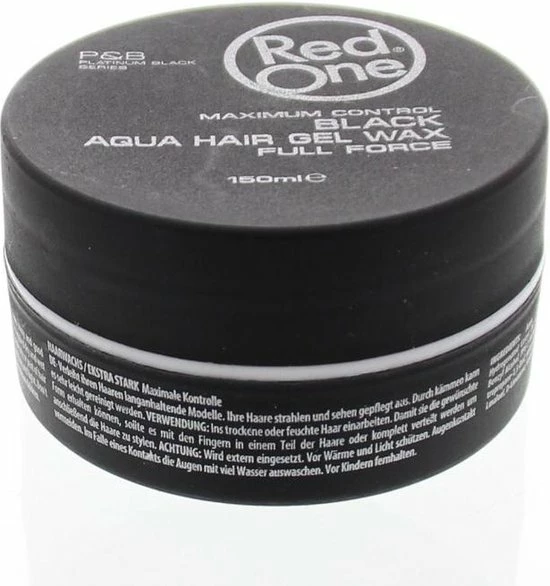 Aanbiedingen 👍 Red One Black Aqua Hair Gel Wax 150ml 😀 11 Aanbiedingen 👍 Red One Black Aqua Hair Gel Wax 150ml 😀 - Afbeelding 11