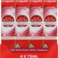 Beste deal ๐ Colgate Max White Expert Original Whitening Tandpasta 4 X 75ml - Voordeelverpakking โ๏ธ