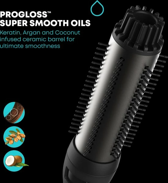 Promo 🔔 Revamp Progloss Keramische Krulborstel - 38 Mm Warmteborstel - 5 Warmtestanden - Met Intrekbare Borstelharen ⭐ 12 Promo 🔔 Revamp Progloss Keramische Krulborstel - 38 Mm Warmteborstel - 5 Warmtestanden - Met Intrekbare Borstelharen ⭐ - Afbeelding 12
