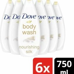 Alternative view of Gloednieuw ⭐ Dove Douchecrème Nourishing Silk - 6 X 750 Ml - Voordeelverpakking 😍