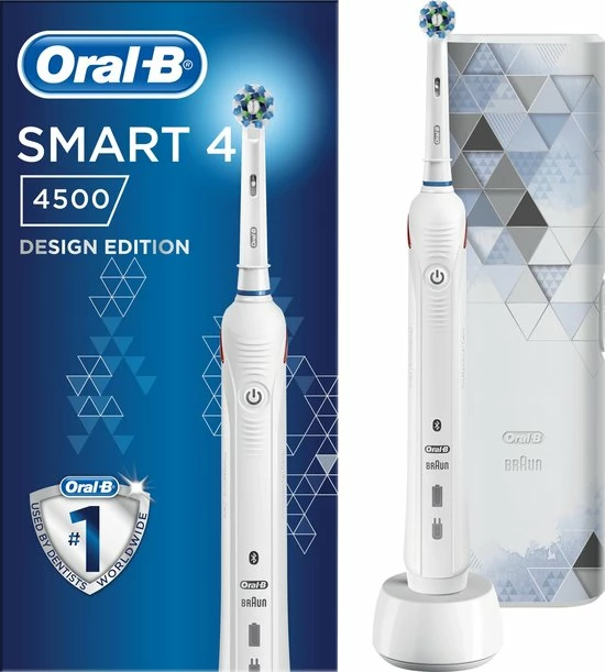 Beste Pirce ⭐ Oral B Oral-B Smart 4 4500 - Wit - Elektrische Tandenborstel 🛒 1 Beste Pirce ⭐ Oral B Oral-B Smart 4 4500 - Wit - Elektrische Tandenborstel 🛒