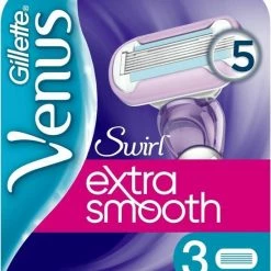 Beste deal ⌛ Gillette Venus Swirl Extra Glad Scheermesjes Vrouwen - 3 Stuks 🤩