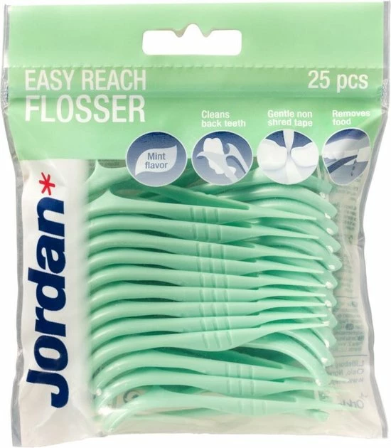 Uitgang β€οΈ Jordan Flosser Easy Reach 25 Stuks π 1 Uitgang β€οΈ Jordan Flosser Easy Reach 25 Stuks π