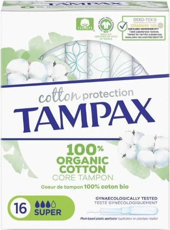 Aanbiedingen π₯ Tampax Tampons Organic Cotton Super 16 Stuks π 1 Aanbiedingen π₯ Tampax Tampons Organic Cotton Super 16 Stuks π
