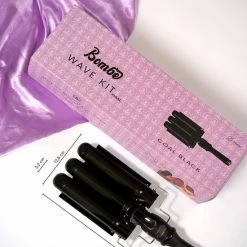 Nieuw 👏 Bombé Waver - Wafeltang - Golvenkrultang - 32mm - Zwart 😀 -BRAUN Shop 550x779