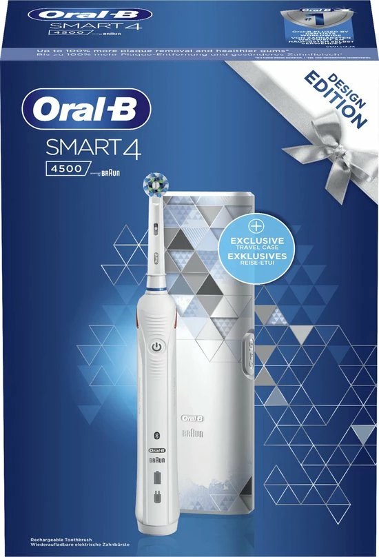 Beste Pirce ⭐ Oral B Oral-B Smart 4 4500 - Wit - Elektrische Tandenborstel 🛒 6 Beste Pirce ⭐ Oral B Oral-B Smart 4 4500 - Wit - Elektrische Tandenborstel 🛒 - Afbeelding 6